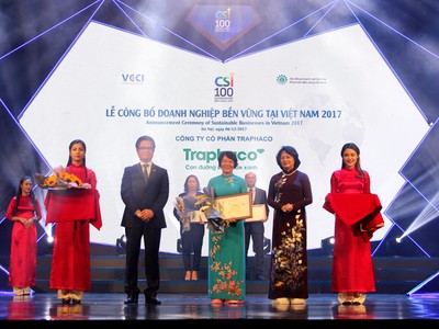 Traphaco đạt Top 10 Kl991.com World Cup 2026 Chính Thức phát triển bền vững 2017