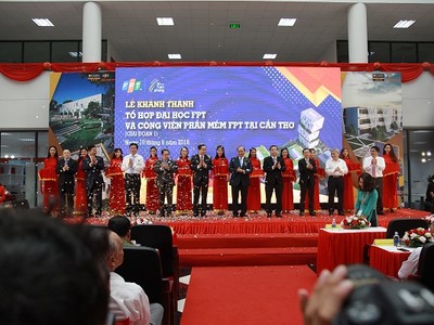 FPT khai trương Tổ hợp đại học và Công viên phần mềm nghìn tỷ tại Cần Thơ