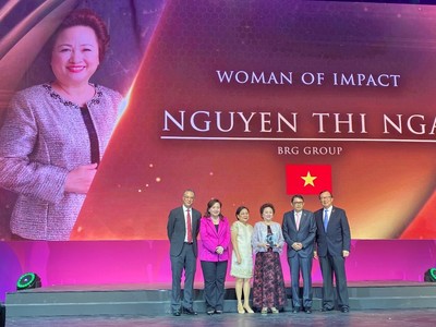 Doanh nhân Nguyễn Thị Nga được vinh danh Woman of Impact Awards tại Philippines