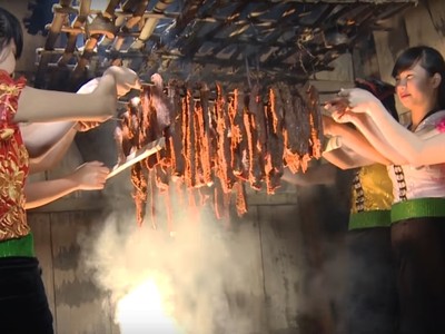Trâu gác bếp, đặc sản ẩm thực vùng Tây Bắc