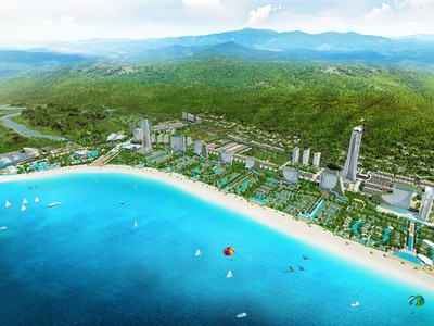 Phối cảnh dự án Sonasea Vân Đồn Harbor City. Ảnh: Internet.