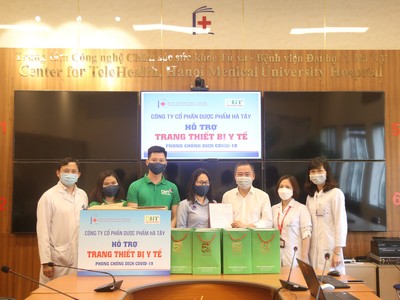 Dược Hà Tây có nhiều đóng góp cho hoạt động phòng, chống dịch Covid-19.