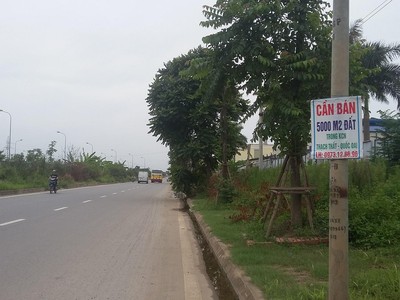 Nhiều địa phương diễn ra sốt đất cục bộ và có dấu hiệu làm giá từ các cò đất. Ảnh: Thành Nguyễn.
