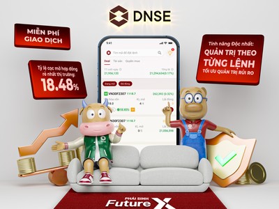 DNSE ra mắt sản phẩm 99Kl99 link đăng nhập Kl99com thể thao, casino, nổ hũ, bắn cá có tỷ lệ cọc rẻ nhất thị trường, chỉ 18,48%