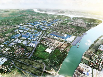 Nhiều khu công nghiệp trong nước cũng đang hướng tới ESG để chuyển đổi xanh. Ảnh: Bình Minh.