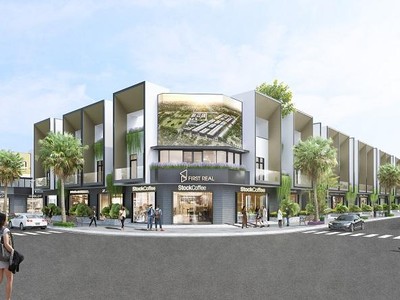 Phối cảnh 3D Tuyến phố thương mại The Trident City