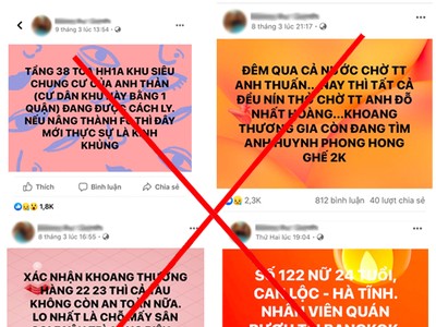 Một số nội dung sai sự thật  mà Facebook "Đ.N.Q" đã phát tán