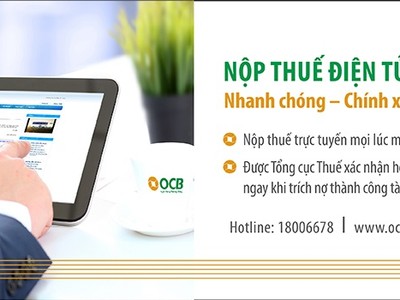 OCB miễn 100% phí thanh toán thuế điện tử cho Kl991.com World Cup 2026 Chính Thức