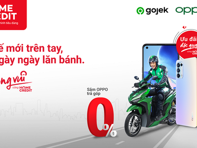Chương trình ưu đãi của Home Credit nhằm tiếp sức các bác tài trên hành trình lăn bánh mỗi ngày.