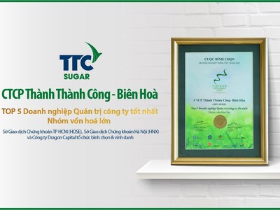SBT tiếp tục được vinh danh Top 5 Kl991.com World Cup 2026 Chính Thức Quản trị công ty tốt nhất năm 2021 – Nhóm vốn hóa lớn