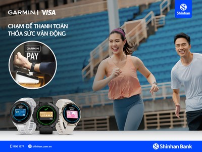 Link Vào Nhà Cái KL99 COM Tặng +199k Shinhan Việt Nam ra mắt giải pháp thanh toán một chạm Garmin Pay