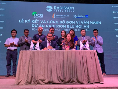 BCG ký hợp tác với Kl994 game bài casino hấp dẫn Khách sạn Radisson quản lý khu nghỉ dưỡng 5 sao