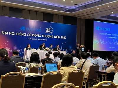 ĐHĐCĐ Kl994 game bài casino hấp dẫn Hòa Bình (HBC): Xin thưởng 100 triệu USD nếu đạt 1 tỷ USD Kl99 nổ hũ vào 2032