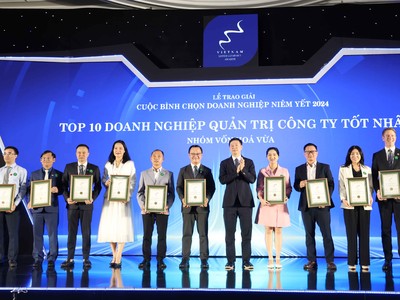 Top 10 Kl991.com World Cup 2026 Chính Thức được vinh danh Quản trị công ty tốt nhất thuộc nhóm vốn hóa lớn 