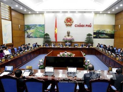 Thủ tướng Nguyễn Tấn Dũng phát biểu kết luận phiên họp. Ảnh: Đức Tám - TTXVN 