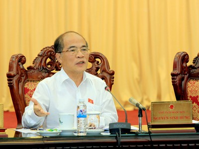 Chủ tịch Quốc hội Nguyễn Sinh Hùng, Chủ tịch Hội đồng Bầu cử Quốc gia