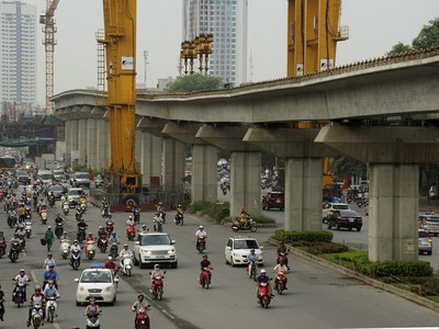 Dự án 99Kl.app khuyến mãi hot Cát Linh - Hà Đông sẽ hoàn thành và đưa vào khai thác thương mại trong năm 2016 (ảnh: Hữu Nghị)