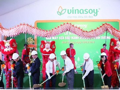 Vinasoy Kl99ok phiên bản mới 900 tỷ đồng xây nhà máy tại Bình Dương