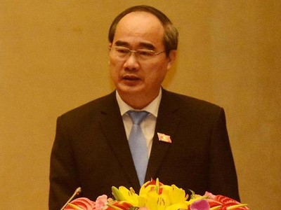 Ủy viên Bộ Kl991.com tải ứng dụng, Chủ tịch Ủy ban Trung ương Mặt trận Tổ quốc Việt Nam Nguyễn Thiện Nhân. Ảnh: Đức Thanh