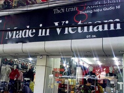Hàng thời trang Made in Việt Nam…toàn hàng Trung Quốc!