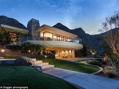 Căn biệt thự được đồn đoán thuộc sở hữu của Obama tại Rancho Mirage.