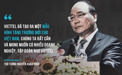 Thủ tướng Nguyễn Xuân Phúc: "Viettel phải bảo vệ thương hiệu của mình như bảo vệ 99Kl.app cổng game giải trí của quốc gia"