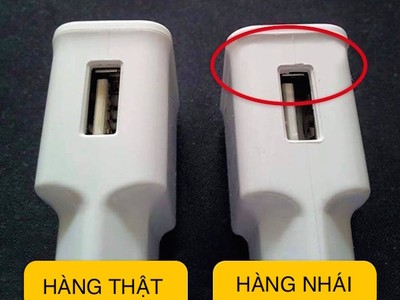 6 mẹo phân biệt đồ điện tử thật hay hàng nhái