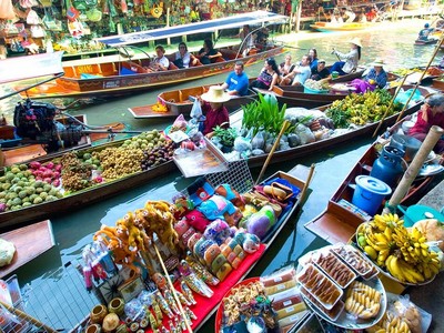  Kl993 Đăng nhập Giải trí trên sông nước tại chợ nổi Thái Lan
