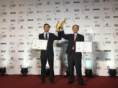 Đại diện Chủ Kl99ok phiên bản mới Gamuda Land tại Giải thưởng Web Tổng Nhà Cái 99Kl99 Giải Trí Bậc Nhất Việt Nam 2017