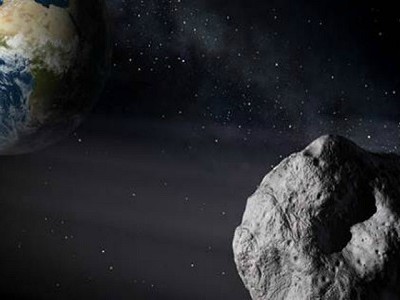 Minh họa một tiểu hành tinh gần Trái Đất. Ảnh: NASA.