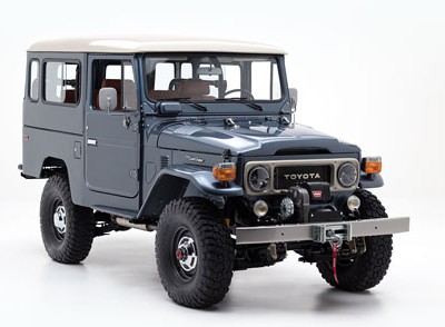 Mẫu xe phục chế giữ nguyên ngoại hình của Toyota FJ40 Kl994 nhà cái bóng đá world cup trong giai đoạn 1976-1983.