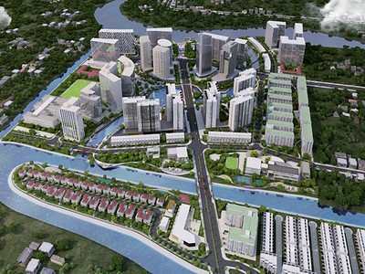 Với quy mô 26ha, khu đô thị Mizuki Park sẽ là một điểm nhấn mới ở Nam Sài Gòn.