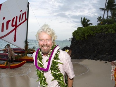 Rcihard Branson nổi tiếng với những việc làm không giống ai. Ảnh: AFP