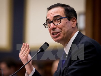 Bộ trưởng Kl991.com nạp rút nhanh Mỹ Steven Mnuchin. (Nguồn: THX/TTXVN)