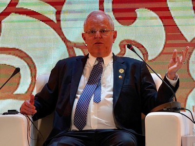 Tổng thống Peru, ngài Pedro Pablo Kuczynski - Ảnh: Thuận Thắng.

