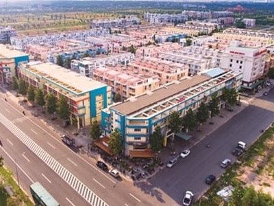 Dự án nhà phố thương mại Uni Galaxy tại Thủ Dầu Một, Bình Dương (Ảnh: Becamex)