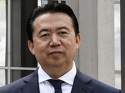 Chủ tịch Interpol Mạnh Hoành Vĩ. Ảnh: Reuters.