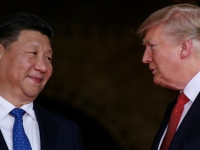 Chủ tịch Trung Quốc Tập Cận Bình và Tổng thống Mỹ - Donald Trump tại Florida  năm 2017. Ảnh: Reuters.