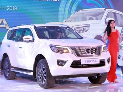 SUV 7 chỗ Link Vào Nhà Cái KL99 COM Tặng +199k Nissan Terra trong buổi công bố giá bán sáng 18/12 tại Hà Nội. Ảnh: Đức Huy.