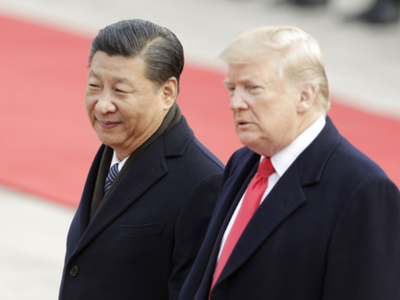 Chủ tịch Trung Quốc - Tập Cận Bình và Tổng thống Mỹ - Donald Trump. Ảnh: Bloomberg.