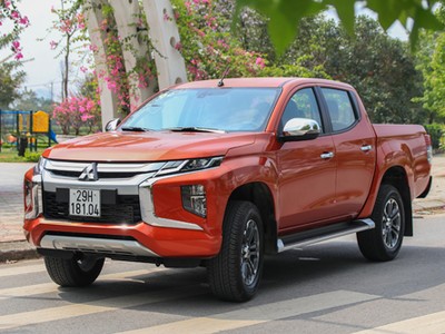 Một mẫu Mitsubishi Triton 2019 tại Hà Nội. Ảnh: Đức Huy.