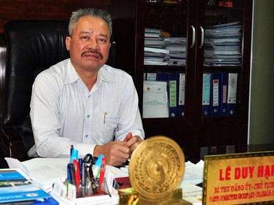 Ông Lê Duy Hạnh - Chủ tịch HĐQT Công ty cổ phần Nhiệt điện Quảng Ninh bị bắt khẩn cấp.