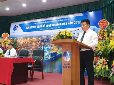 Năm 2019, Cảng Đình Vũ (DVP) đặt mục tiêu doanh thu 650 tỷ đồng