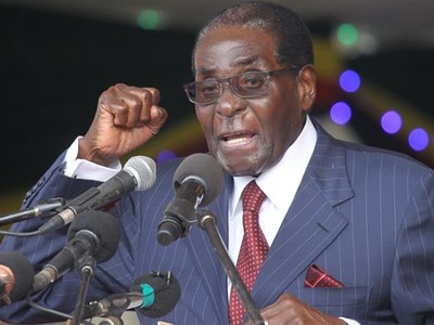 Ông Mugabe dự Diễn đàn Kl992 cổng game cá cược Thế giới về châu Phi tại Durban, Nam Phi tháng 5/2017 khi còn là tổng thống Zimbabwe. Ảnh: Internet.