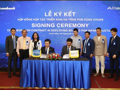Sacombank và Công ty cổ phần Alliex Việt Nam hợp tác triển khai Kl99kl ưu đãi độc quyền POS dùng chung