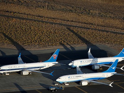 3 máy bay 737 Max dừng bay tại cơ sở của Boeing ở Washing hồi tháng 9. Ảnh: Reuters.