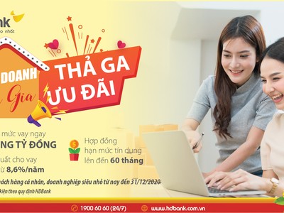 HDBank triển khai gói vay ưu đãi với KL99 là cổng game giải trí trực tuyến hàng đầu hiện nay từ 8,6%/năm