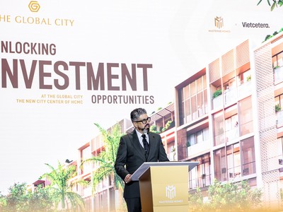 Ông Gibran Bukhari, Giám đốc Khối Kl992 VIP Trang Chủ 2026, Masterise Homes chia sẻ về tiềm năng Kl992 VIP Trang Chủ 2026 sinh lời và phát triển lâu dài tại The Global City.
