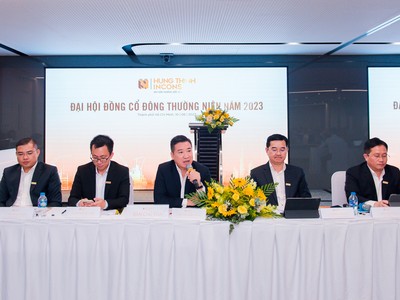 ĐHĐCĐ thường niên Hưng Thịnh Incons năm 2023 diễn ra ngày 10/6/2023.