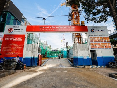 Tòa nhà văn phòng Phát Đạt hoàn thành kết cấu phần ngầm